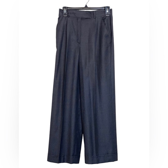 Escada women’s wool pin striped pants. Size36 GUC - Picture 1 of 7